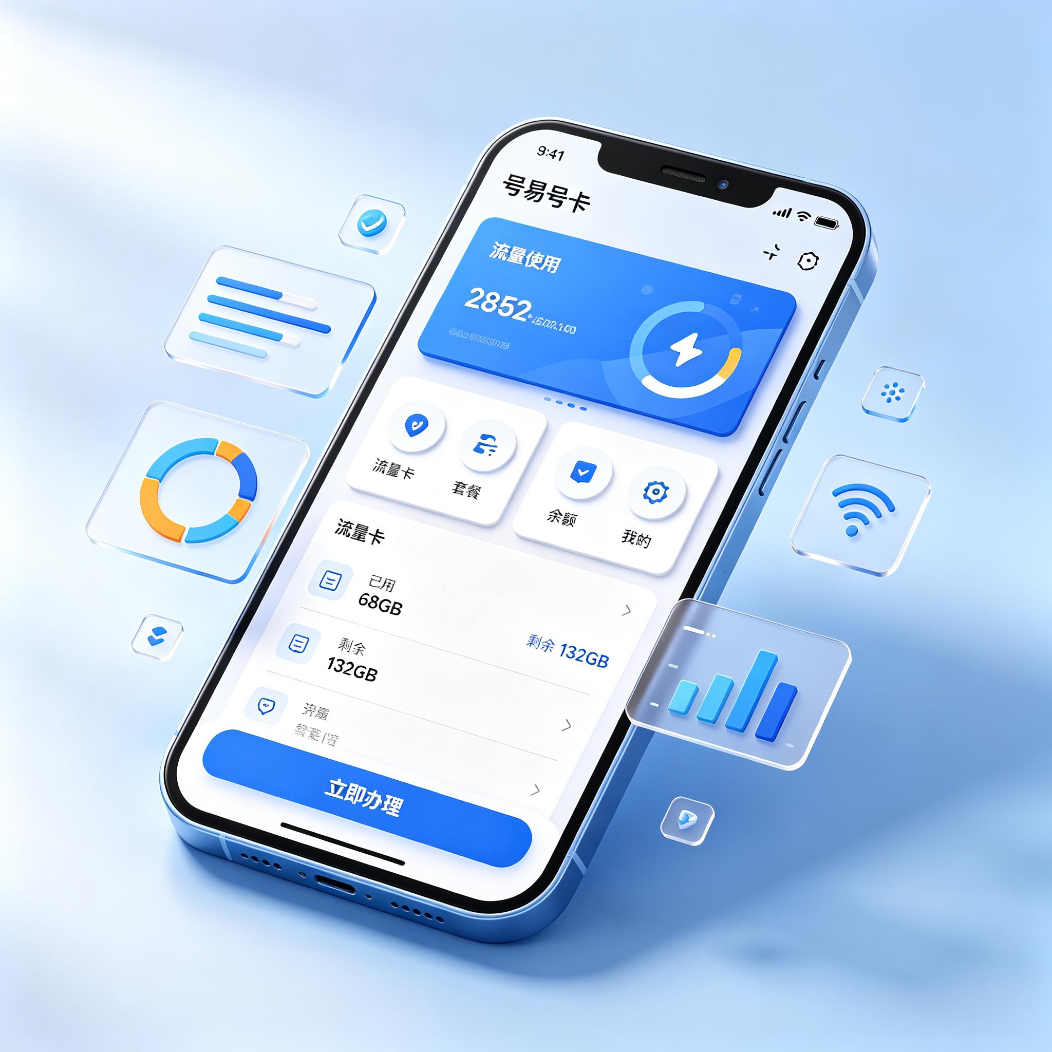 号易号卡APP界面截图