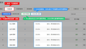 号易代理等级系统：自动升级的条件配置方法